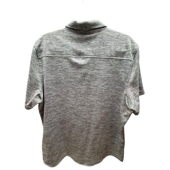 Marc Anthony Shirt Men's Size XL Black White Short Sleeve Button Down Slim Fit - Picture 2 of 6